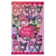 Hojas de pegatinas Sanrio Pink Black con My Melody y Kuromi.