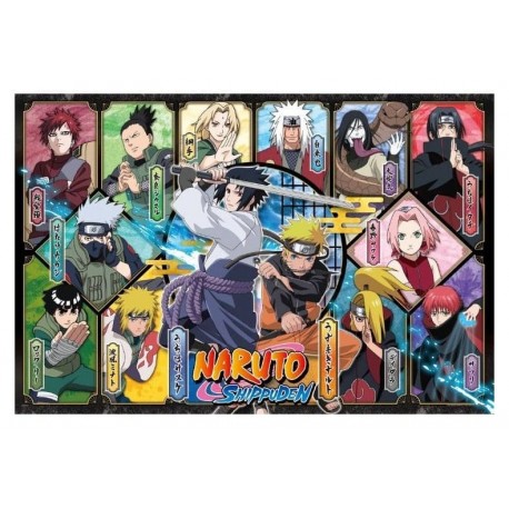 Puzzle Naruto Shippuden avec personnages emblématiques