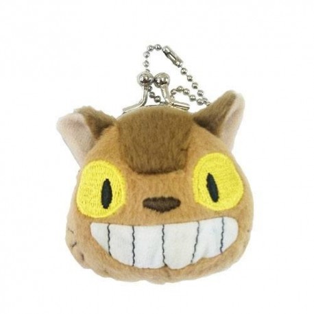 Chaveiro porta-moedas de pelúcia Mini Catbus Studio Ghibli