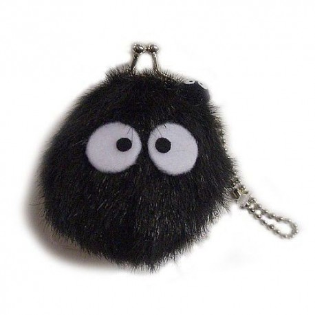 Chaveiro bolsa de moedas de pelúcia Mini Soot Sprite Totoro
