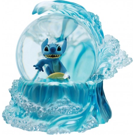 Boule à eau avec Stitch surfant de la collection Disney Showcase
