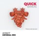 Marcador Rápido Infernal Red da AK-Interactive