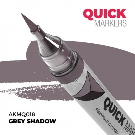 Rotulador Quick Marker Grey Shadow AK Interactive