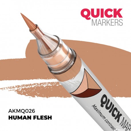 Rotulador Human Flesh Quick Marker de AK Interactive