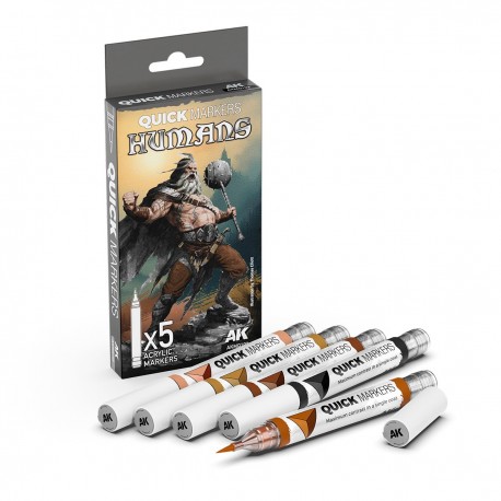 Set de QUICK MARKERS HUMANS par AK-Interactive