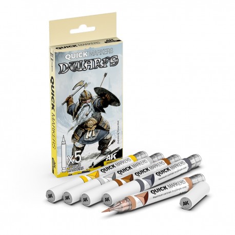 Set de Marqueurs Quick Markers Dwarfs par AK-Interactive