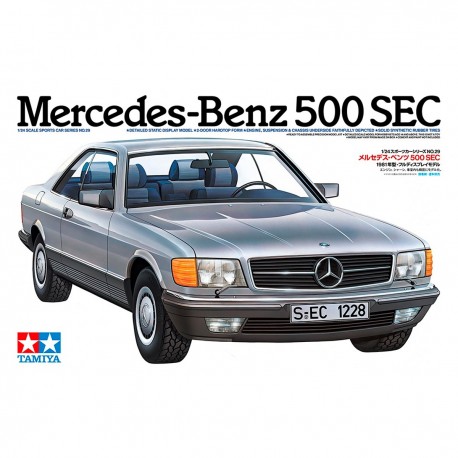 Maqueta Mercedes-Benz 500 SEC Tamiya a escala 1/24
