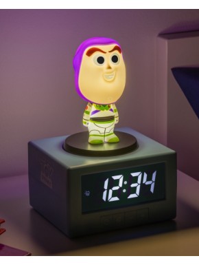 Relógio despertador LED Toy Story Buzz Lightyear