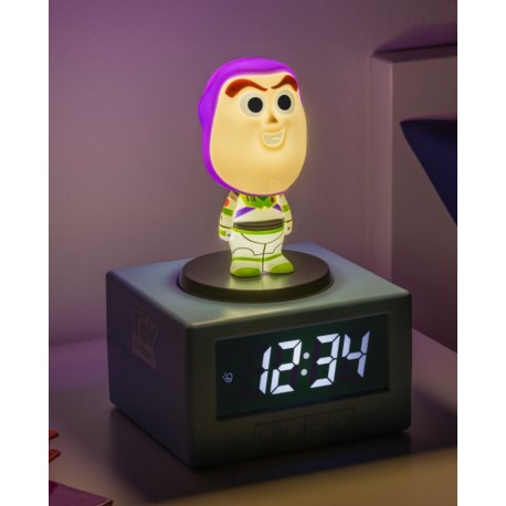 Reloj despertador LED Buzz Lightyear de Toy Story