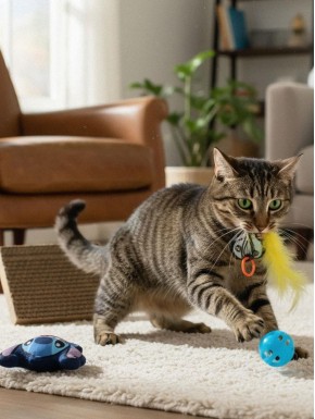 Conjunto de brinquedos para animais Stitch com catnip e bola