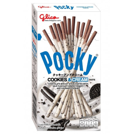 Pocky Snack Sabor Cookies & Cream
