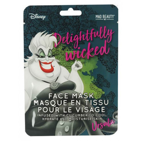 Maschera facciale di Ursula appaiono come i cattivi Disney