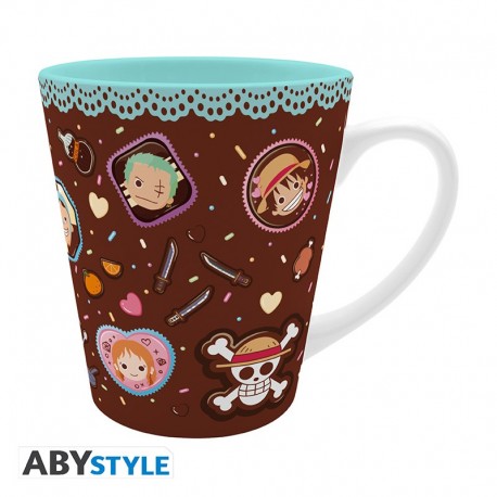 Caneca One Piece com design chibi Whole Cake Island
