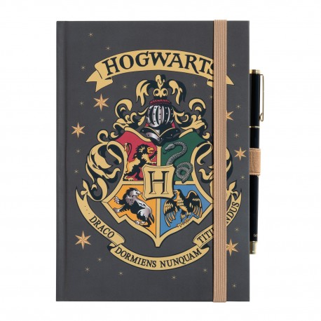 Carnet A5 Harry Potter Poudlard avec stylo