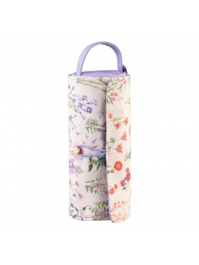Estojo enrolável floral Wild Flowers cilíndrico
