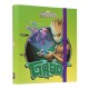 Classeur vert Marvel Groot avec anneaux et bande élastique