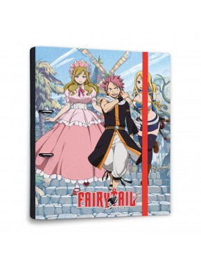 Classeur Fairy Tail avec personnages d'anime