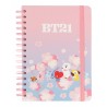 Caderno Capa Dura A5 BT21 Cherry Blossom