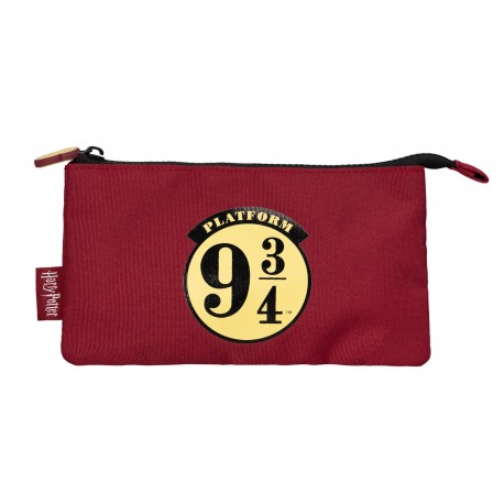 Estuche Harry Potter plataforma 9 3/4 rojo