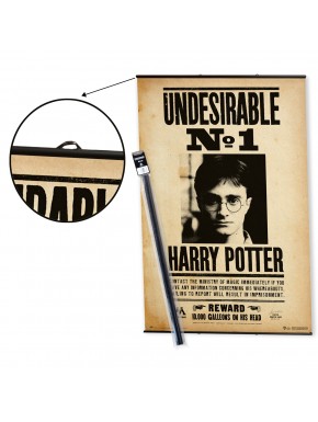 Maxi poster Harry Potter con colgador oficial