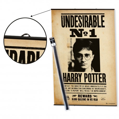 Maxi poster Harry Potter con colgador oficial