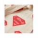 Bolsa de compras rosa Supergirl e bege Superman