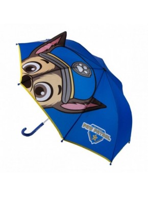 Parapluie manuel bleu foncé Paw Patrol avec design de Chase