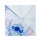 Guarda-chuva azul claro do Stitch com design de orelhas grandes
