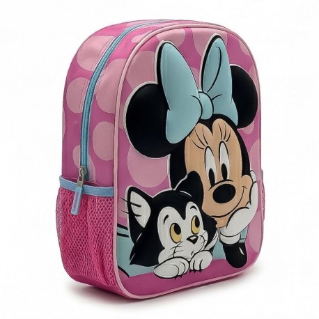 Sac à dos enfant Minnie rose avec design 3D