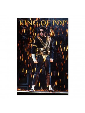 Affiche de Michael Jackson en concert Dangerous