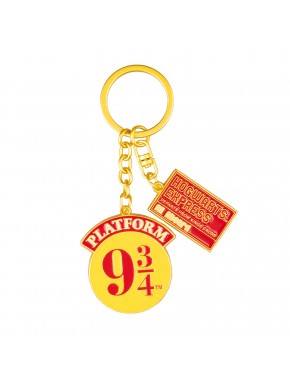 Llavero Harry Potter Plataforma 9 3/4 con esmalte