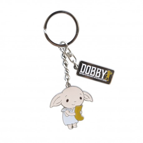 Porte-clés Dobby de Harry Potter avec anneau et chaîne