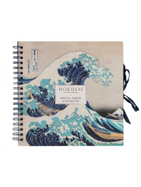 Álbum de fotos Hokusai com A Grande Onda de Kanagawa