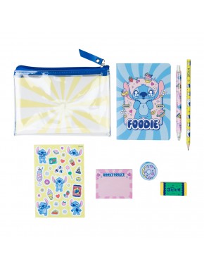 Set de papeterie basique Disney Stitch avec carnet et accessoires