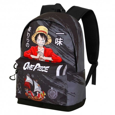 Sac à dos noir One Piece avec design Ripstop