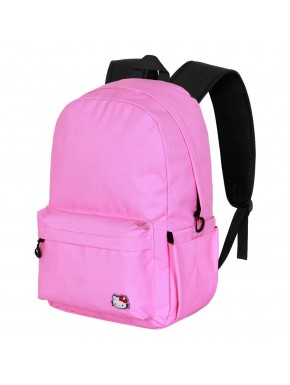 Mochila Hello Kitty rosa con diseño urbano
