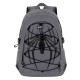 Mochila Marvel Spiderman SP Fight PRO, vermelha com design de teia