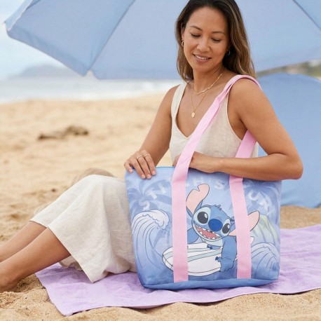Bolsa playa tropical Stitch