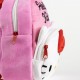 Mochila Guardería Premium Hello Kitty Rosa 100% Poliéster