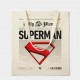 Bolsa Shopping Superman Beige 70% Poliester 30% Algodón