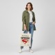 Bolsa Shopping Superman Beige 70% Poliester 30% Algodón