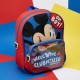 Mochila Infantil Mickey de Poliéster y PVC
