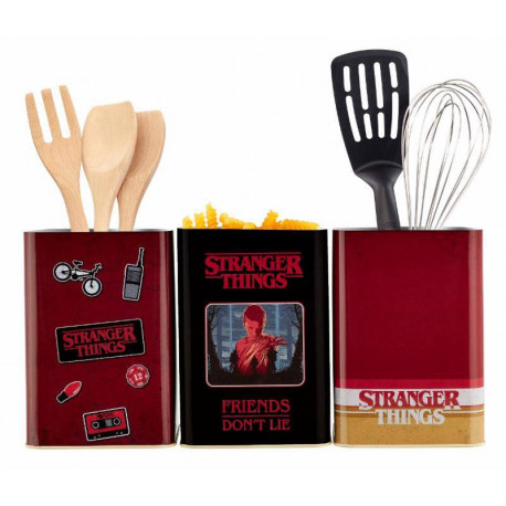 Set 3 Botes Retro Logo Stranger Things