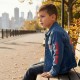 Chaqueta Denim Infantil Spiderman de Algodón