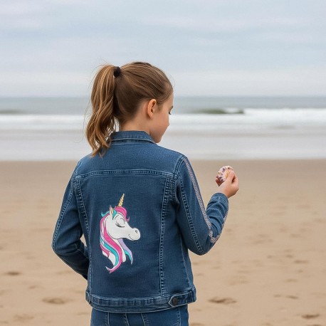 Chaqueta Denim de Minnie para Niñas de 2 a 8 Años