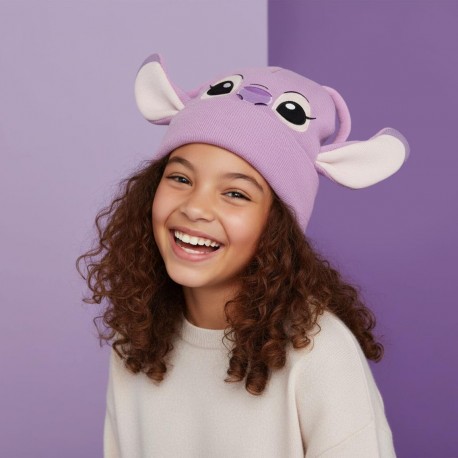 Gorro Punto Stitch 100% Acrílico Rosa