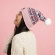 Gorro de Punto Navideño Hello Kitty Multicolor 100% Acrílico