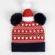 Gorro de Punto Navidad Minnie 100% Acrílico Rojo