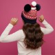 Gorro de Punto Navidad Minnie 100% Acrílico Rojo