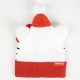 Gorro de Punto Navidad Hello Kitty Blanco 100% Acrílico
